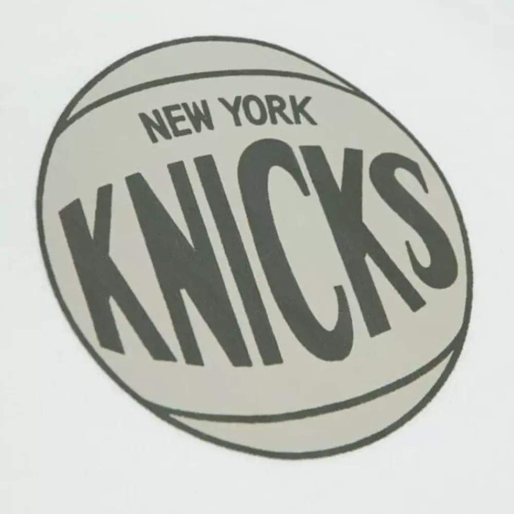 Apparel Mitchell & Ness Hoodies & Sweatshirts-Cream Hoodie New York Knicks