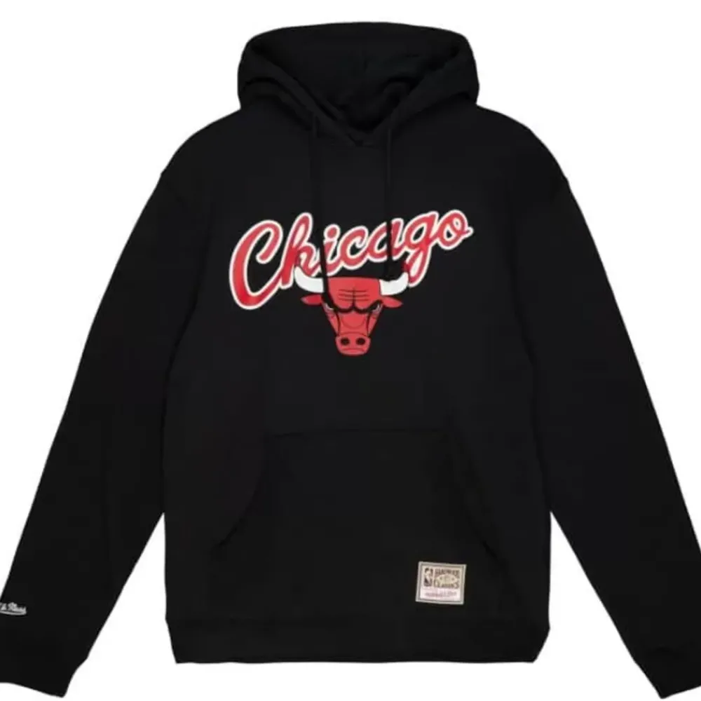 Apparel Mitchell & Ness Hoodies & Sweatshirts-Cream Hoody Chicago Bulls