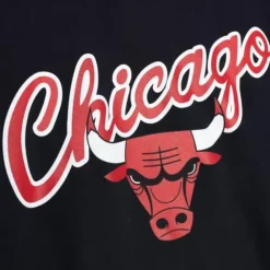Apparel Mitchell & Ness Hoodies & Sweatshirts-Cream Hoody Chicago Bulls