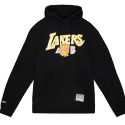 Apparel Mitchell & Ness Hoodies & Sweatshirts-Cream Hoody Los Angeles Lakers