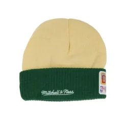 Headwear Mitchell & Ness -Cream Side Patch Knit Hwc Milwaukee Bucks