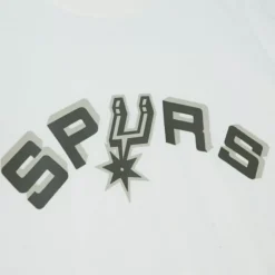 Apparel Mitchell & Ness T-Shirts & Tops-Cream Ss Tee San Antonio Spurs