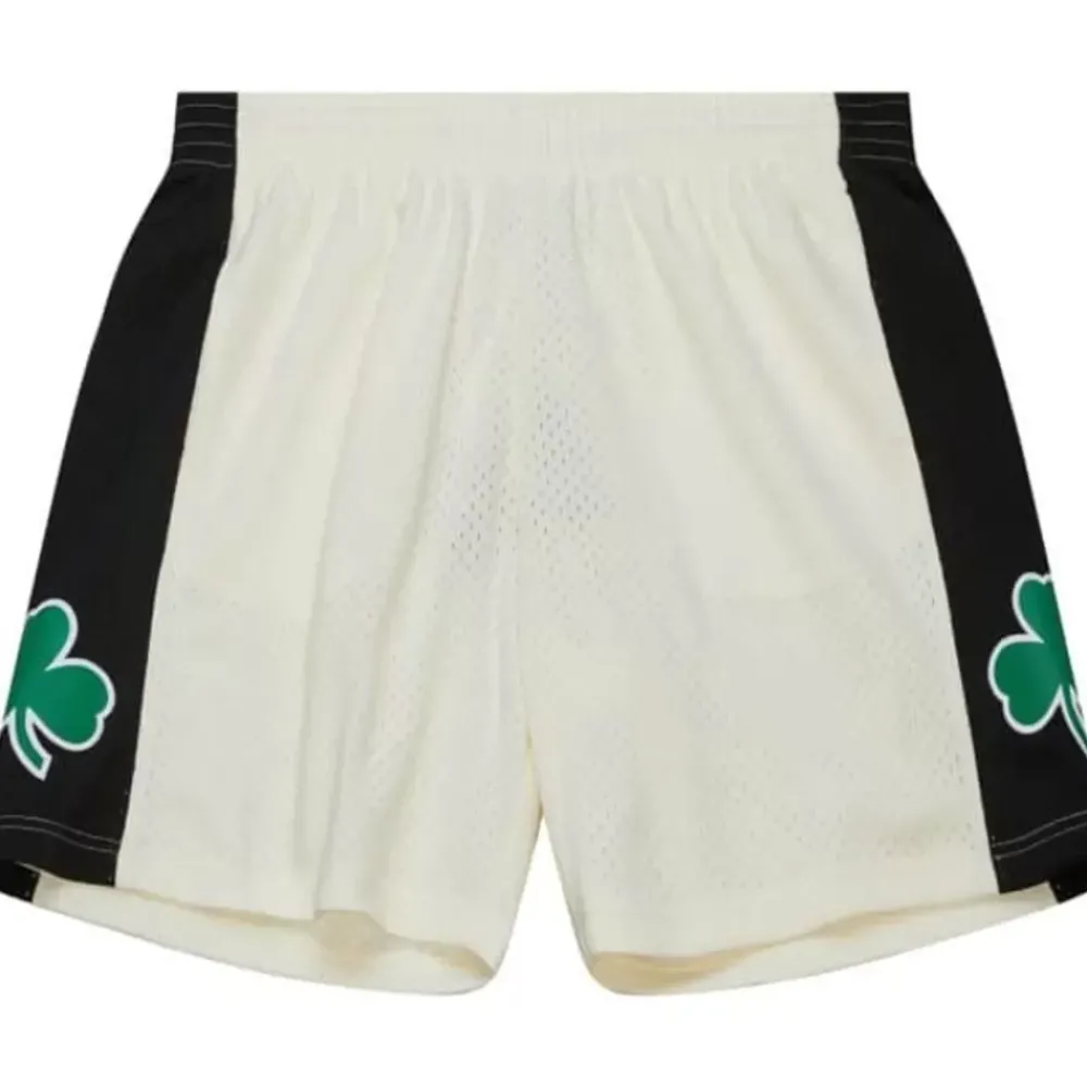 Apparel Mitchell & Ness Shorts-Cream Swingman Shorts Boston Celtics 2007