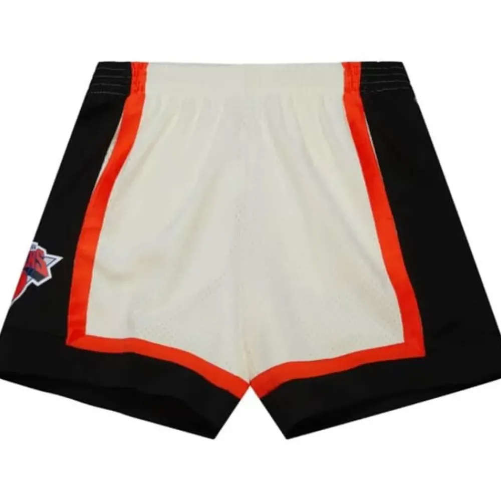 Apparel Mitchell & Ness Shorts-Cream Swingman Shorts New York Knicks 1996