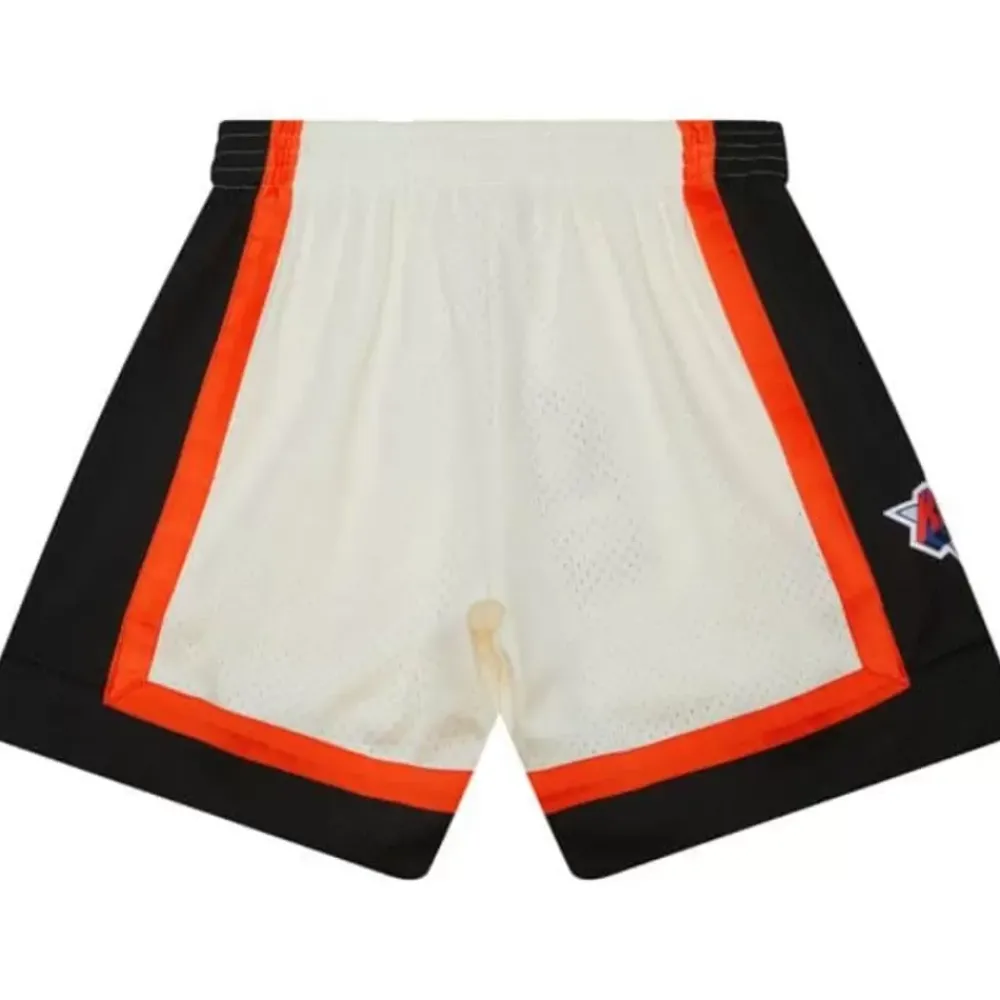 Apparel Mitchell & Ness Shorts-Cream Swingman Shorts New York Knicks 1996