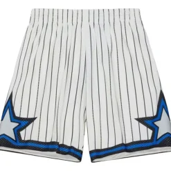 Apparel Mitchell & Ness Shorts-Cream Swingman Shorts Orlando Magic 1993