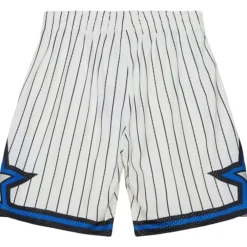 Apparel Mitchell & Ness Shorts-Cream Swingman Shorts Orlando Magic 1993