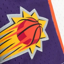 Apparel Mitchell & Ness Shorts-Cream Swingman Shorts Phoenix Suns 2001
