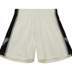 Apparel Mitchell & Ness Shorts-Cream Swingman Shorts San Antonio Spurs 1998