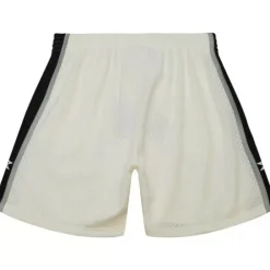 Apparel Mitchell & Ness Shorts-Cream Swingman Shorts San Antonio Spurs 1998