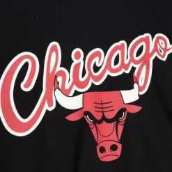 Apparel Mitchell & Ness T-Shirts & Tops-Cream Tee Chicago Bulls