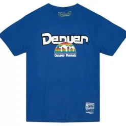 Apparel Mitchell & Ness T-Shirts & Tops-Cream Tee Denver Nuggets