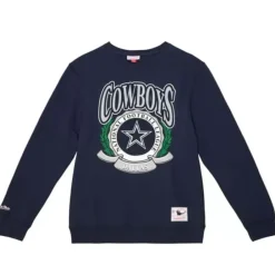 Apparel Mitchell & Ness Hoodies & Sweatshirts-Crest Crew Dallas Cowboys