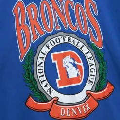 Apparel Mitchell & Ness Hoodies & Sweatshirts-Crest Crew Denver Broncos