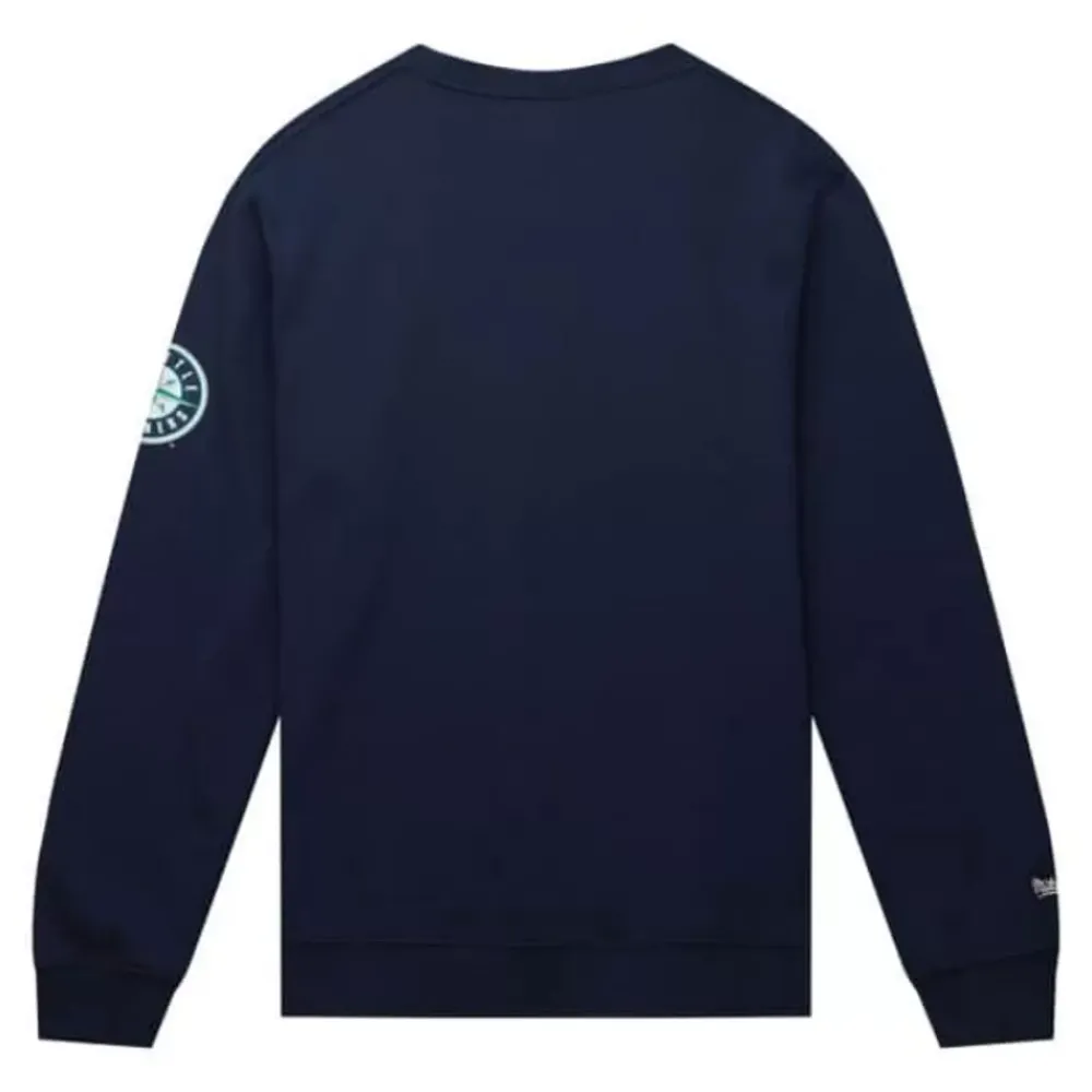 Apparel Mitchell & Ness Hoodies & Sweatshirts-Crew Seattle Mariners Ken Griffey Jr