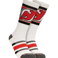 Apparel Mitchell & Ness Accessories-Cross Bar Crew Socks New Jersey Devils