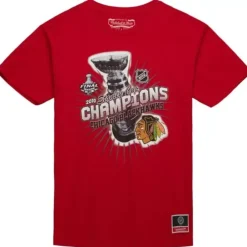 Apparel Mitchell & Ness T-Shirts & Tops-Cup Chase Tee Chicago Blackhawks