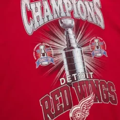 Apparel Mitchell & Ness T-Shirts & Tops-Cup Chase Tee Detroit Red Wings