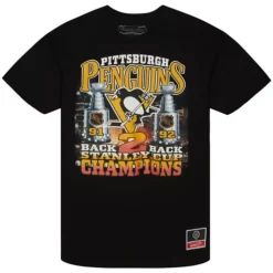 Apparel Mitchell & Ness T-Shirts & Tops-Cup Chase Tee Pittsburgh Penguins