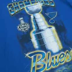 Apparel Mitchell & Ness T-Shirts & Tops-Cup Chase Tee St. Louis Blues