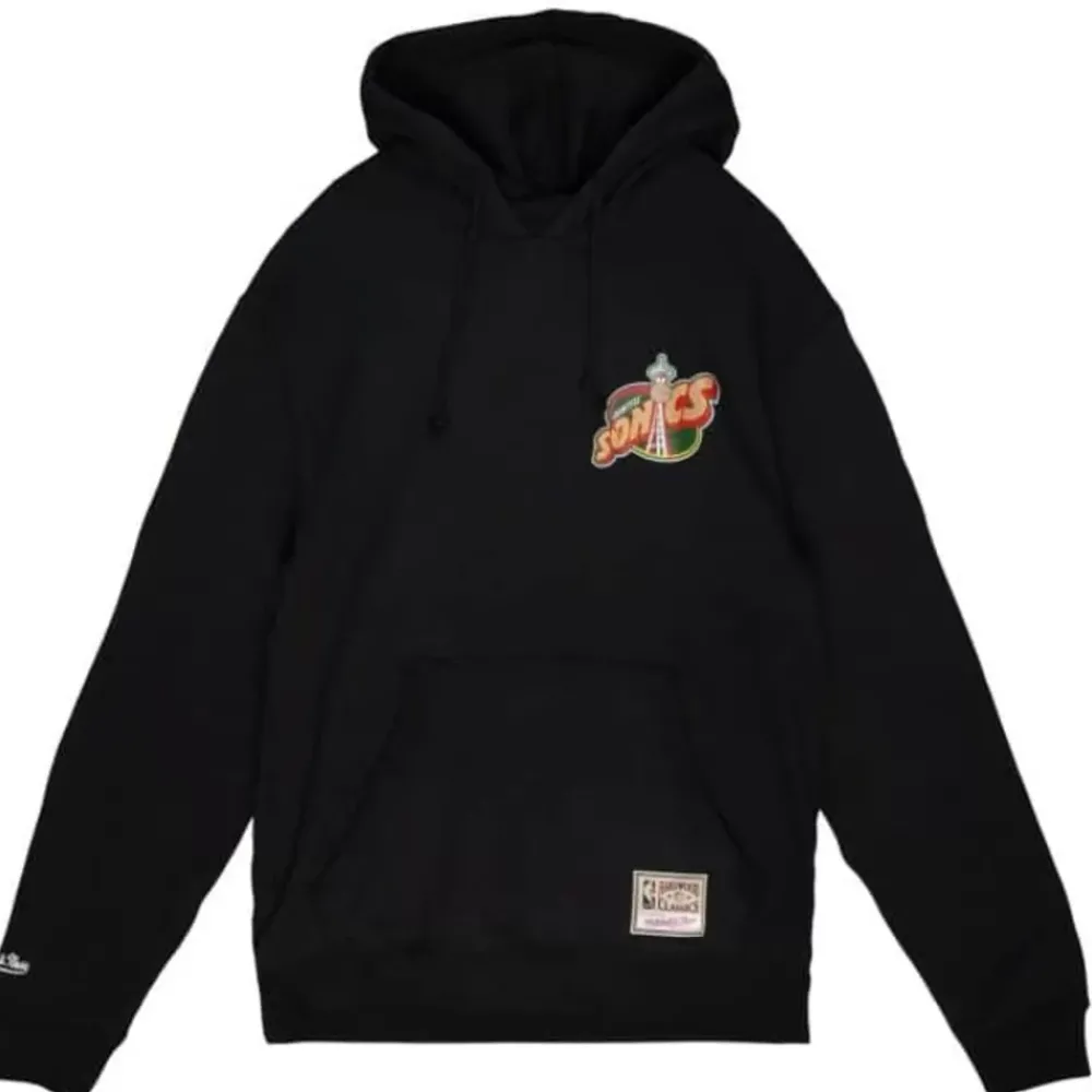Apparel Mitchell & Ness Hoodies & Sweatshirts-Cut Up Hoody Seattle Supersonics
