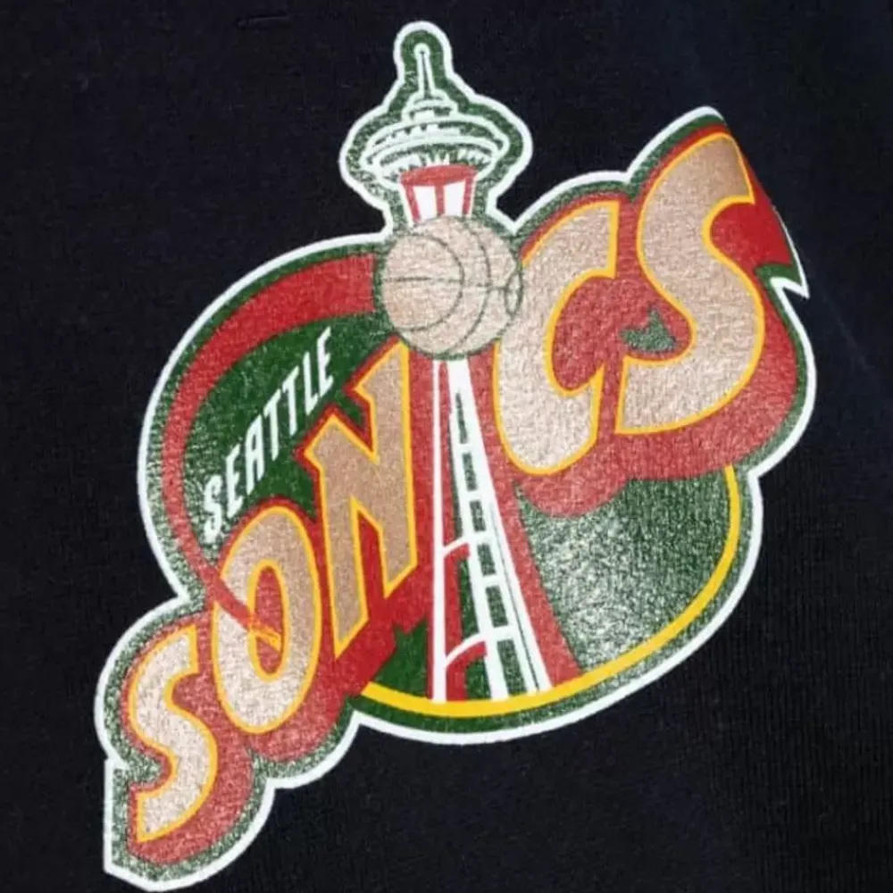 Apparel Mitchell & Ness Hoodies & Sweatshirts-Cut Up Hoody Seattle Supersonics