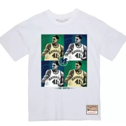 Apparel Mitchell & Ness T-Shirts & Tops-Dirk Hof Tee Mavericks Dirk Nowitzki