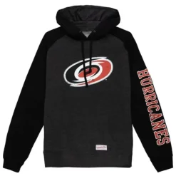 Apparel Mitchell & Ness Hoodies & Sweatshirts-Distressed Logo Hoody Carolina Hurricanes
