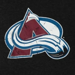 Apparel Mitchell & Ness Hoodies & Sweatshirts-Distressed Logo Hoody Colorado Avalanche