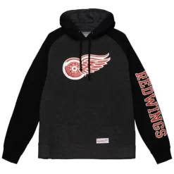 Apparel Mitchell & Ness Hoodies & Sweatshirts-Distressed Logo Hoody Detroit Red Wings