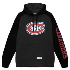 Apparel Mitchell & Ness Hoodies & Sweatshirts-Distressed Logo Hoody Montreal Canadiens