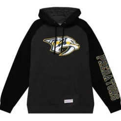 Apparel Mitchell & Ness Hoodies & Sweatshirts-Distressed Logo Hoody Nashville Predators