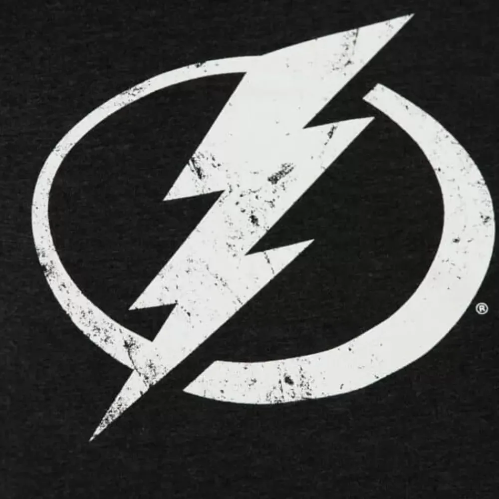 Apparel Mitchell & Ness Hoodies & Sweatshirts-Distressed Logo Hoody Tampa Bay Lightning