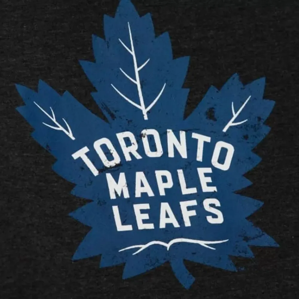 Apparel Mitchell & Ness Hoodies & Sweatshirts-Distressed Logo Hoody Toronto Maple Leafs