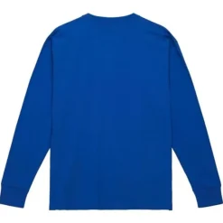 Apparel Mitchell & Ness T-Shirts & Tops-Distressed Logo Ls Tee Toronto Maple Leafs