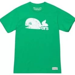 Apparel Mitchell & Ness T-Shirts & Tops-Distressed Logo Tee Hartford Whalers