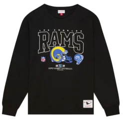 Apparel Mitchell & Ness T-Shirts & Tops-Division Ls Tee Los Angeles Rams