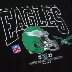 Apparel Mitchell & Ness T-Shirts & Tops-Division Ls Tee Philadelphia Eagles