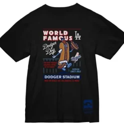Apparel Mitchell & Ness T-Shirts & Tops-Dodger Dog Tee Los Angeles Dodgers