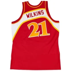 Jerseys Mitchell & Ness -Dominique Wilkins 1986-87 Authentic Jersey Atlanta Hawks