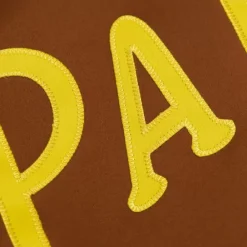 Apparel Mitchell & Ness Jackets & Outerwear-Double Clutch Lightweight Satin Jacket San Diego Padres