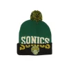 Headwear Mitchell & Ness -Double Take Pom Knit Hwc Seattle Supersonics