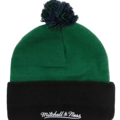 Headwear Mitchell & Ness -Double Take Pom Knit Hwc Milwaukee Bucks