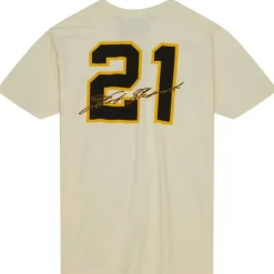Apparel Mitchell & Ness T-Shirts & Tops-Dugout Tee Pittsburgh Pirates Roberto Clemente