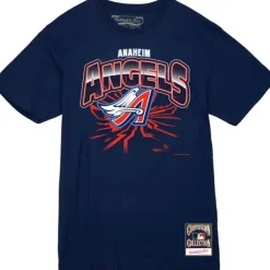 Apparel Mitchell & Ness T-Shirts & Tops-Earthquake Tee Anaheim Angels