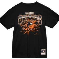 Apparel Mitchell & Ness T-Shirts & Tops-Earthquake Tee Baltimore Orioles
