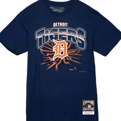 Apparel Mitchell & Ness T-Shirts & Tops-Earthquake Tee Detroit Tigers
