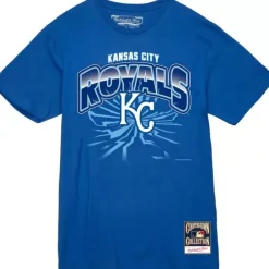 Apparel Mitchell & Ness T-Shirts & Tops-Earthquake Tee Kansas City Royals
