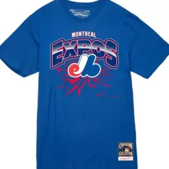 Apparel Mitchell & Ness T-Shirts & Tops-Earthquake Tee Montreal Expos