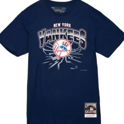 Apparel Mitchell & Ness T-Shirts & Tops-Earthquake Tee New York Yankees